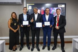 O governador Jerônimo Rodrigues e o vice-governador Geraldo Júnior acompanharam a exposição dos resultados