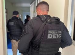 Investigado reagiu à ação policial durante a diligência