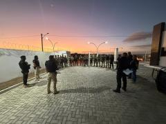 A ação integrada das forças de segurança também apreendeu um adolescente por ato infracional análogo a homicídio