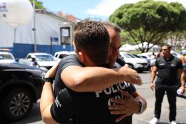 Os servidores foram recepcionados pelo Delegado Geral André Viana e pelo você governador Geraldo Júnior