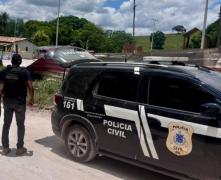 O suspeito tentou fugir, mas foi capturado durante ação policial