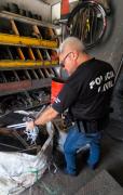 Material com indícios de origem ilícita foi localizado durante diligência policial