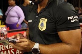 O aparelho foi localizado durante patrulhamento nas imediações de um camarote