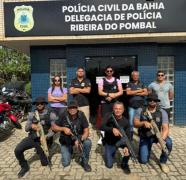 A captura ocorreu após trabalho de inteligência policial e cumprimento de dois mandados judiciais