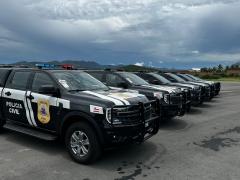 Entrega de viaturas, fuzis e drone fortalece ações policiais em Senhor do Bonfim, Jacobina e Euclides da Cunha