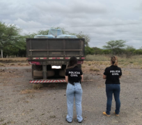 eículo, semirreboques e pisos cerâmicos foram localizados em Euclides da Cunha
