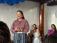 Iniciativas do Neam incluíram palestras sobre violência contra a mulher, encontros com a comunidade e momentos de cuidado e escuta para mulheres do município.