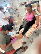 Iniciativas do Neam incluíram palestras sobre violência contra a mulher, encontros com a comunidade e momentos de cuidado e escuta para mulheres do município.