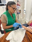 Iniciativas do Neam incluíram palestras sobre violência contra a mulher, encontros com a comunidade e momentos de cuidado e escuta para mulheres do município.