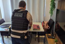 A apuração investiga desvio de mais de R$ 3,9 milhões de uma empresa por meio de esquema fraudulento