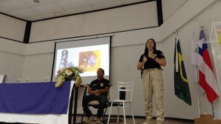 Cerca de 300 estudantes interagiram a respeito de exemplos práticos de violência doméstica