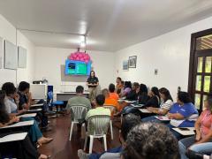 Ação conscientizou sobre os direitos das mulheres quanto dos mecanismos de proteção e meios de denúnciaAS