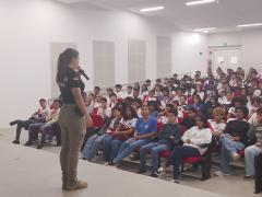 Cerca de 200 estudantes participaram das orientações voltadas a atos infracionais e violência nas escolas