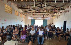 O encontro contou com cerca de 50 pessoas, proporcionando interações a respeito do enfrentamento à violência de gênero