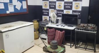 Itens levados de local de eventos foram localizados na zona rural