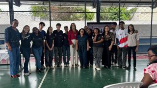 O enfrentamento à violência de gênero foi a temática acompanhada por cerca de 150 estudantes