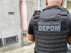 Um mandado de prisão definitiva foi cumprido por equipes da Polícia Civil