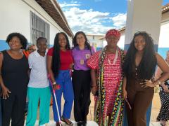 Equipe do NEAM ministrou roda de conversa, distribuiu material informativo e destacou a importância da rede de proteção no enfrentamento à violência