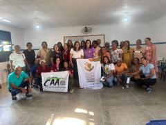 Equipe do NEAM ministrou roda de conversa, distribuiu material informativo e destacou a importância da rede de proteção no enfrentamento à violência
