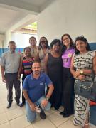 Equipe do NEAM ministrou roda de conversa, distribuiu material informativo e destacou a importância da rede de proteção no enfrentamento à violência