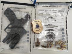 O armamento passará por perícia para confirmar uso em crime ocorrido em janeiro