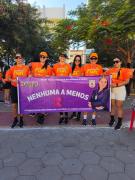O evento reuniu cerca de 600 pessoas, com percurso entre a Praça Mário Dourado Sobrinho e a Avenida Santos Lopes