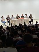 Durante o encontro, foram debatidas estratégias de prevenção, acolhimento às vítimas, fortalecimento das denúncias e conscientização da população
