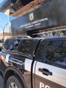 O suspeito roubou o aparelho celular de um idoso, de 83 anos