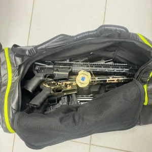 Armas apreendidas na delegacia