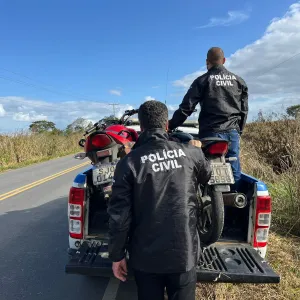 Motos sendo recuperadas pela PCBA