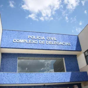 Fachada do Complexo de Delegacias