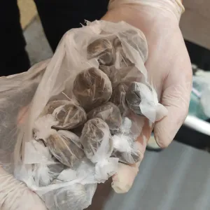 Drogas apreendidas em delegacia