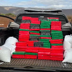 Drogas apreendidas em viatura da PCBA