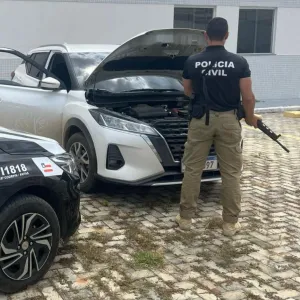 Veículo apreendido pela PCBA