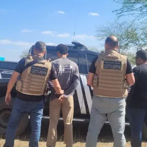 Na foto, imagem da operação policial 