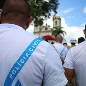 Polícia Civil na Lavagem do Bonfim