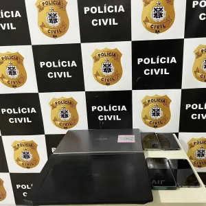 Materiais apreendidos