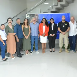 O delegado Marcus Santa Bárbara ressaltou o papel da integração e diálogo entre as instituições de segurança e ensino