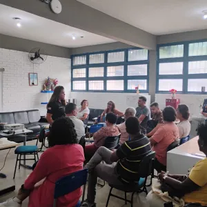 Agentes reforçam importância da integração entre a polícia e os alunos