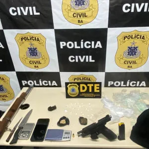 Materiais apreendidos