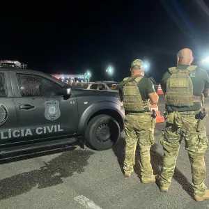 Polícia Civil realiza bloqueios na BR-324 para combater o crime organizado