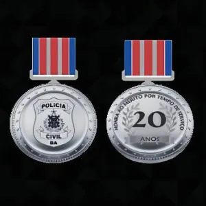 Comunicado Oficial: Lista dos Agraciados com a Medalha do Tempo de Serviço