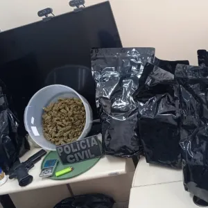 Polícia Civil apreende nove quilos da droga Skank no Alto do Cabrito