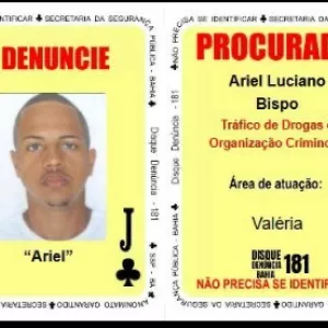 Valete de Paus do Baralho do Crime é localizado e preso em Lauro de Freitas