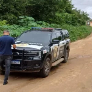 Deligência no local do crime