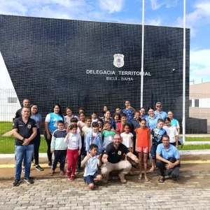 Crianças e adolescentes visitam Delegacia Territorial de Ibicuí