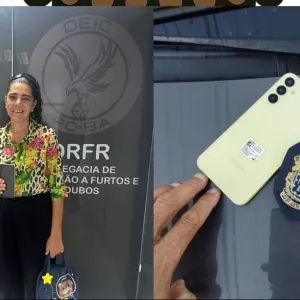 Celular furtado em Feira de Santana é devolvido ao dono em Santo Amaro