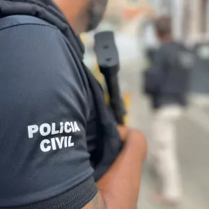 Policiais em ação