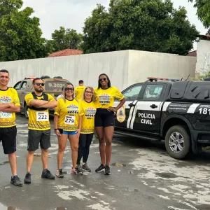 Servidores na caminhada