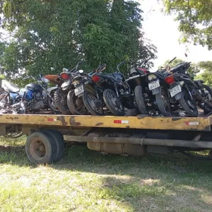 Motos apreendidas